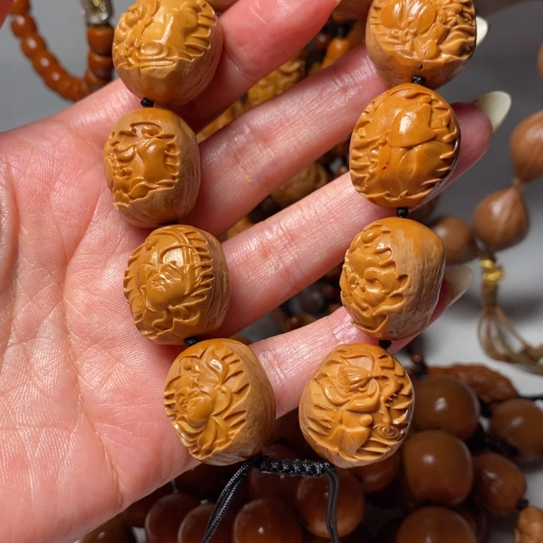 橄榄核手串/手链包衣无相佛