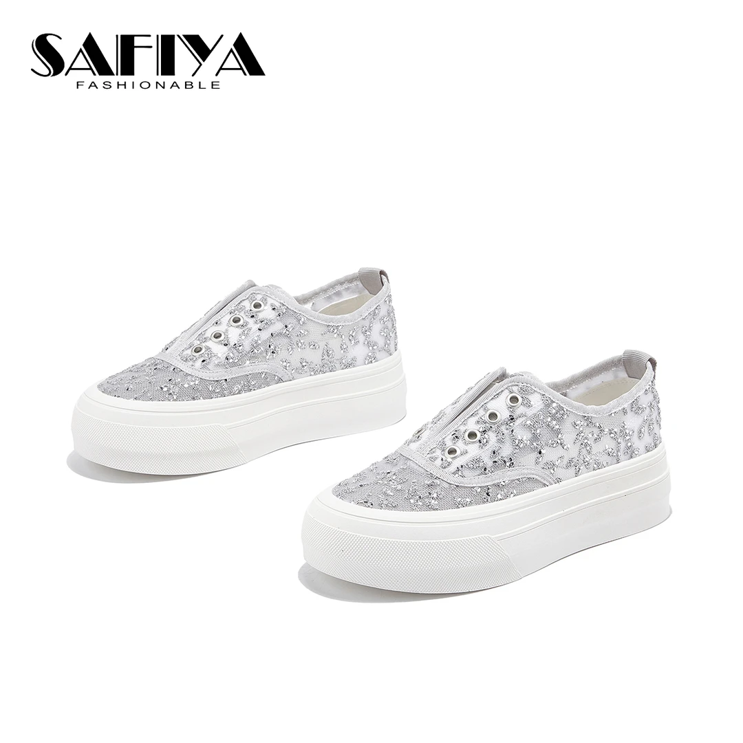 索菲娅Safiya2025夏季新款时尚百搭潮流休闲舒适鞋女SFD2111C33