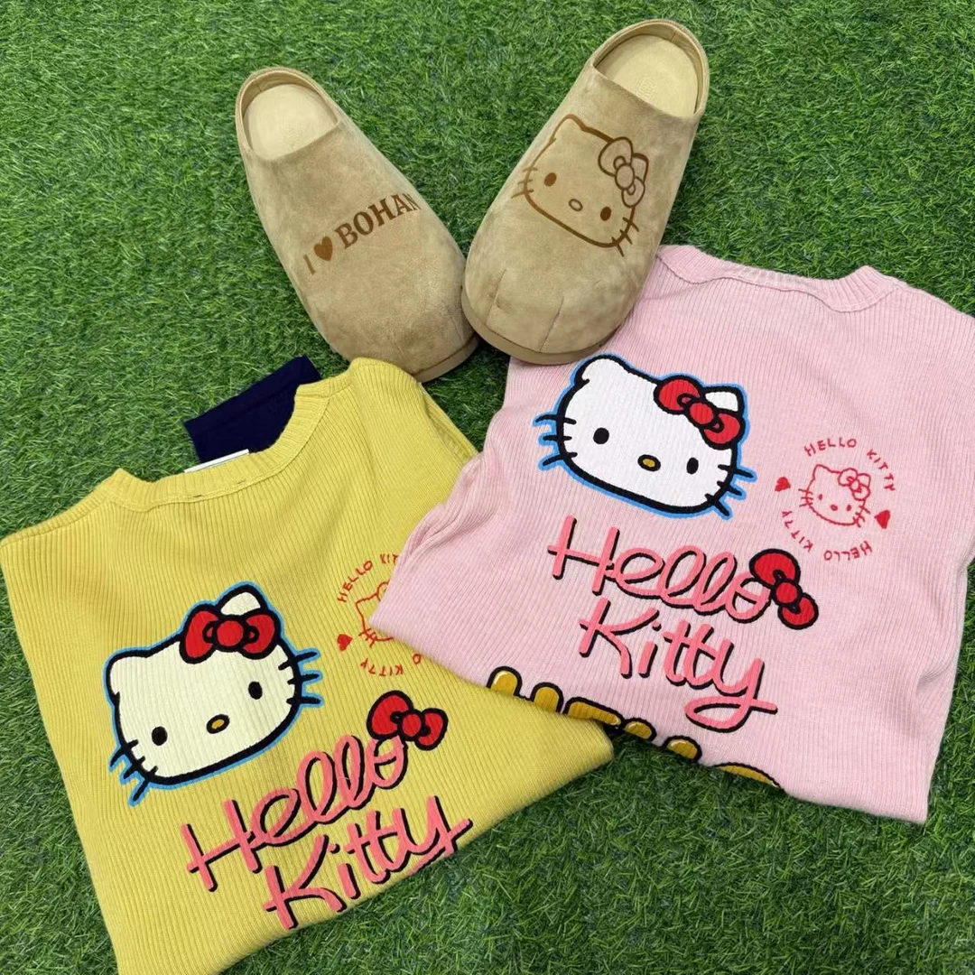 BLX--4657（深圳出品）新款小众设计款kitty印花上衣卡通时尚