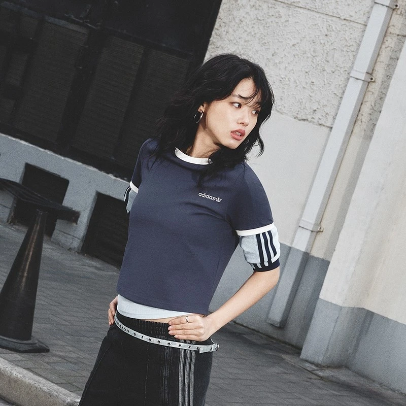 阿迪达斯 （adidas）女子SC GFX S TEE W1休闲时尚T恤短袖JM7973