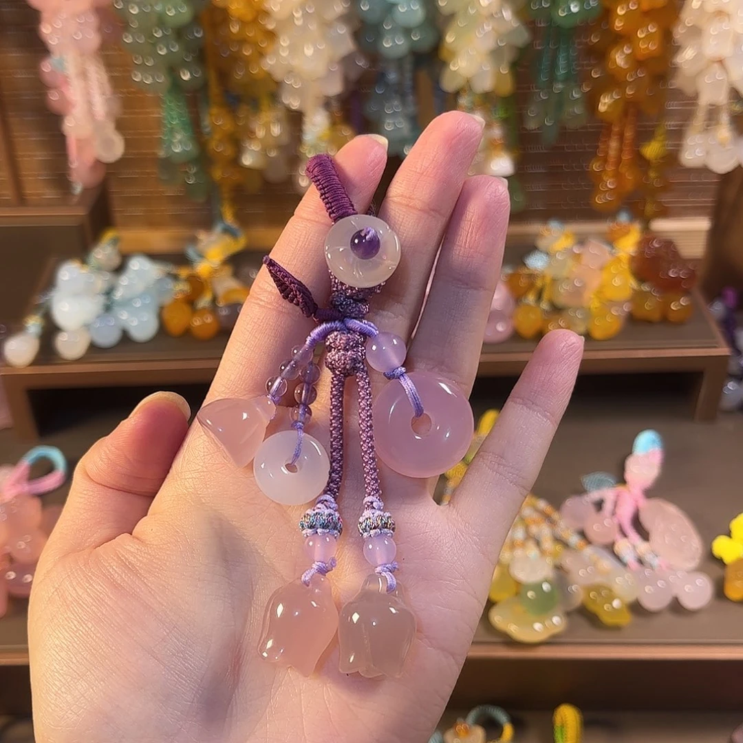 玛瑙/玉髓未镶嵌车挂