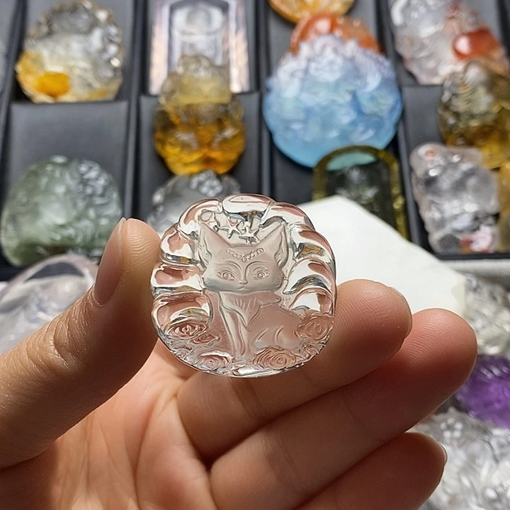 颈饰未镶嵌水晶水晶吊坠
