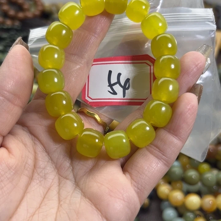 蛇纹石玉未镶嵌手链