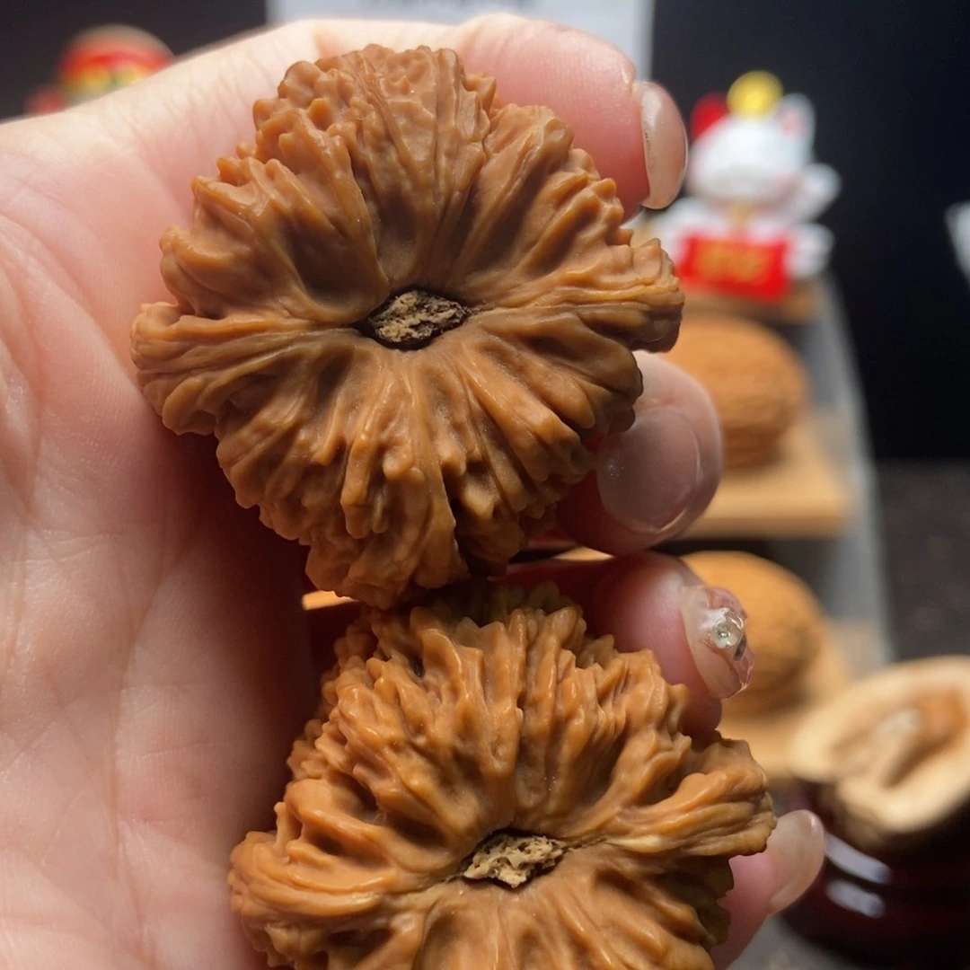 把件核桃40-39-41全品拉丝天眼酒杯底高炮