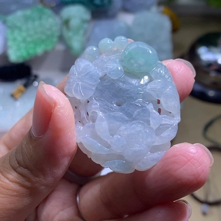 【闪购商品】颈饰未镶嵌翡翠喜上