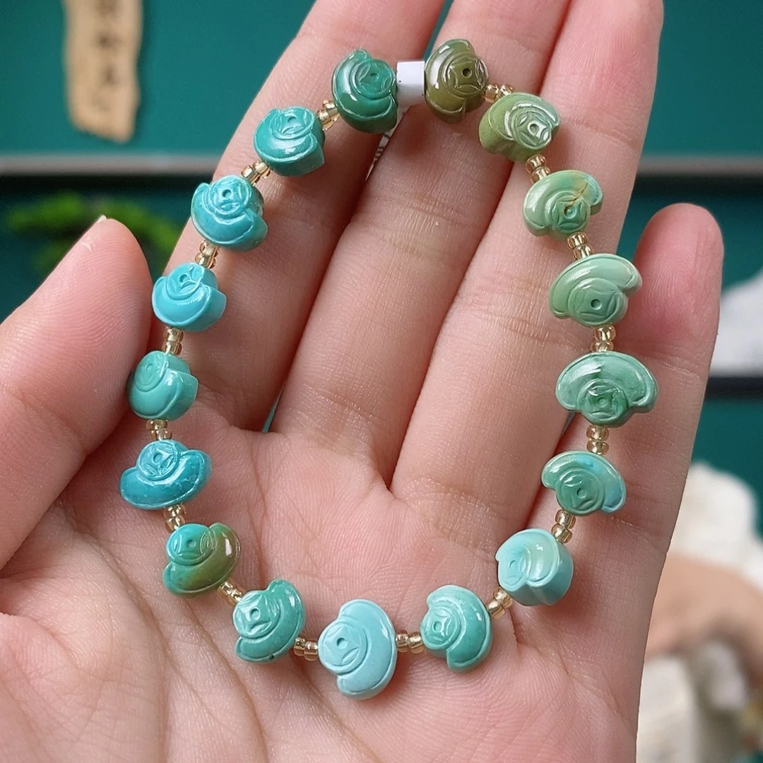 未镶嵌绿松石珠宝奇石