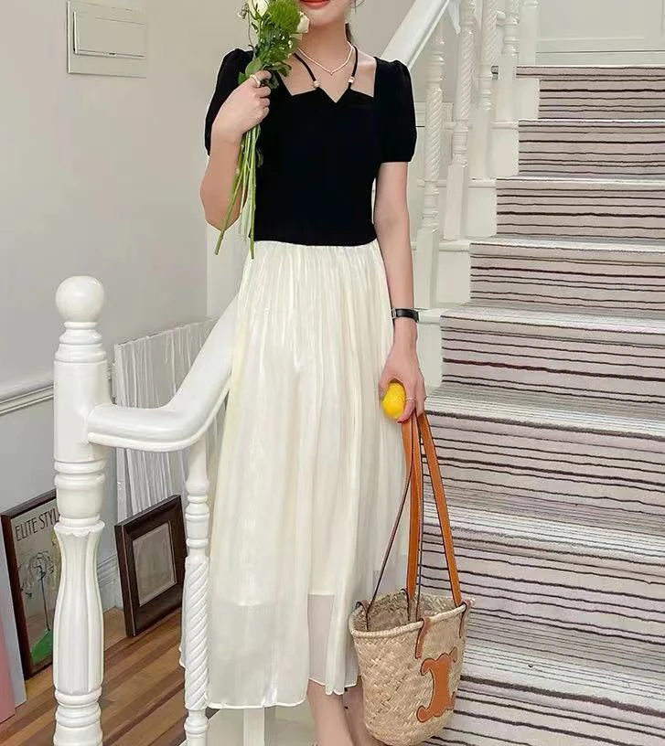 邹先森631-29夏季穿搭女纯欲显瘦上衣网纱套装