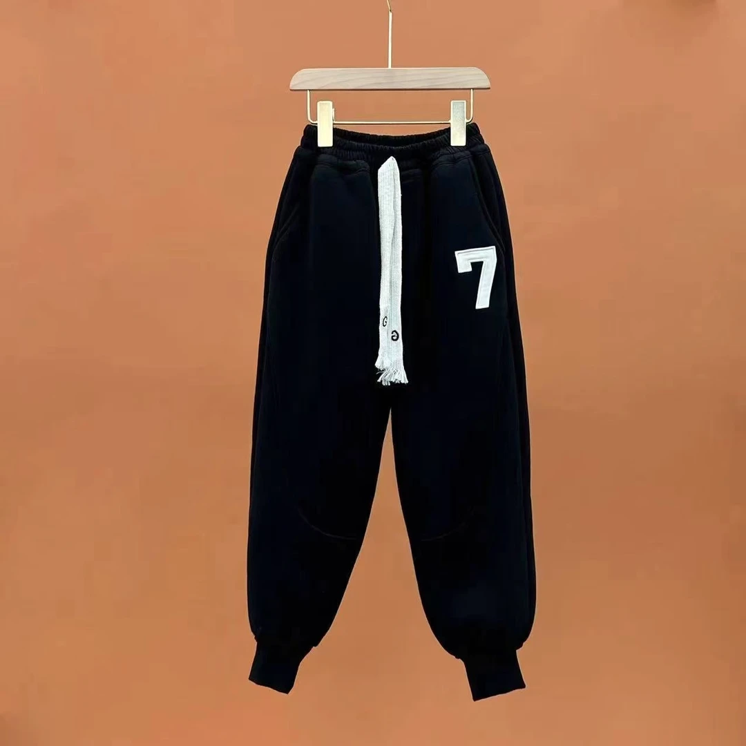 男女童春夏卫裤儿童洋气时尚韩版中大童长裤运动休闲防蚊裤