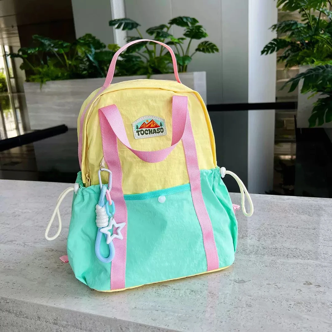 雪儿专属福利速干撞色多用双肩包9811