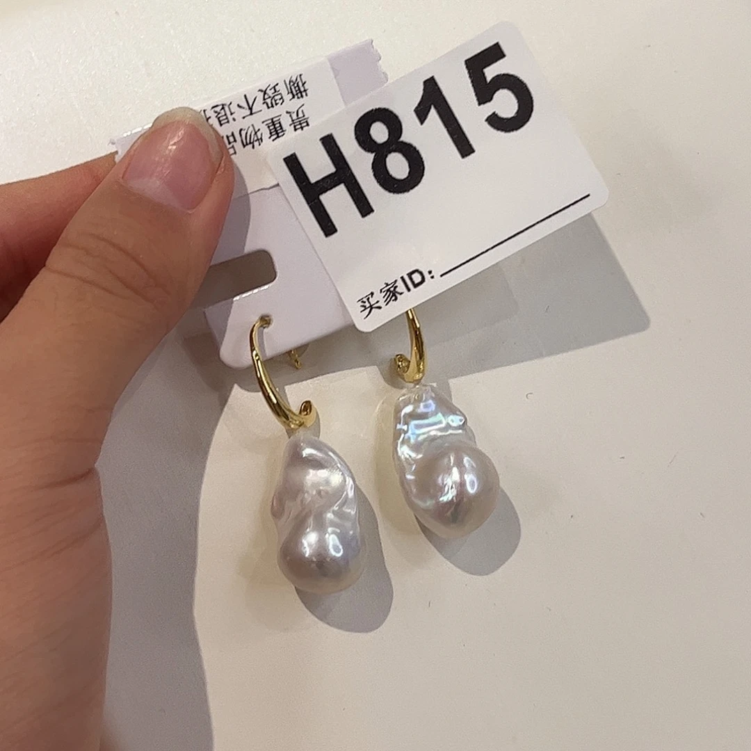 耳饰合金淡水珍珠