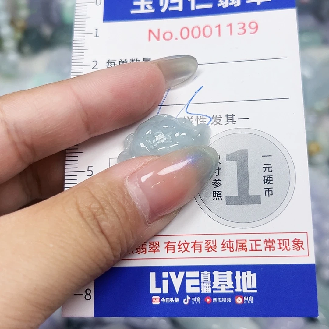 翡翠未镶嵌吊坠(不含链)112