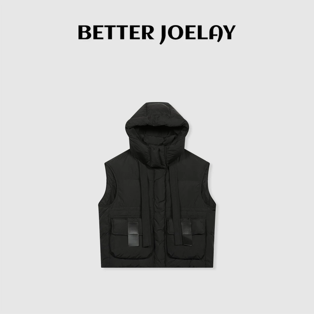 BETTER JOELAY-【霜雪初晴】时尚开衫马甲通勤百搭休闲Z6411