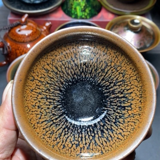 茶盏建盏主人杯茶壶盖碗品茗杯047