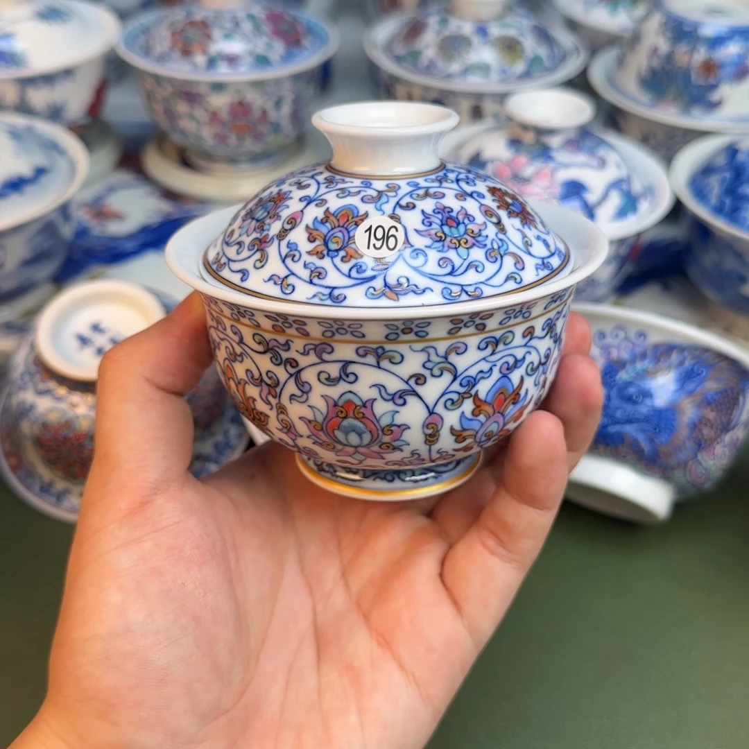 彦祖纯手工手绘茶具196