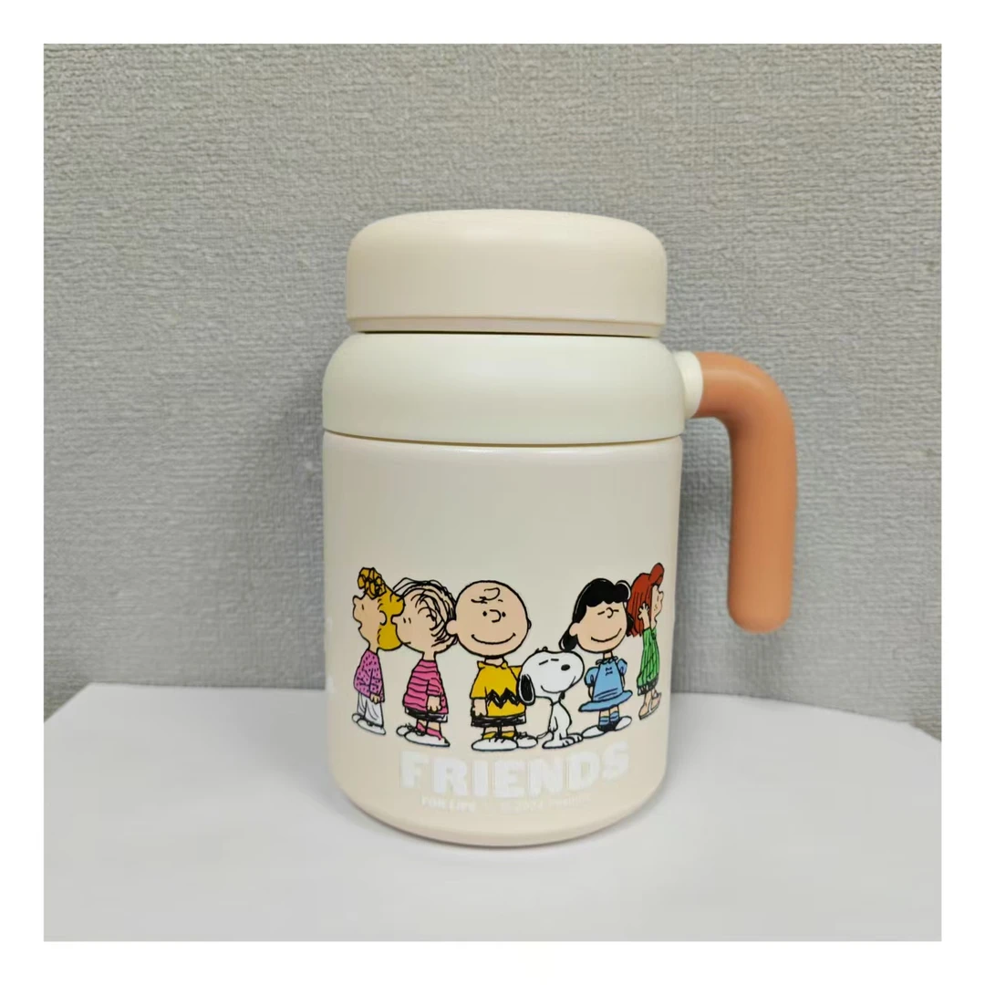 不锈钢保温杯女新款高颜值泡茶杯大容量学生上学专用水杯言备