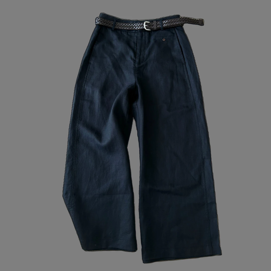 LEILEI透气极简风裤纯色休闲裤夏季夏款潮流百搭1195