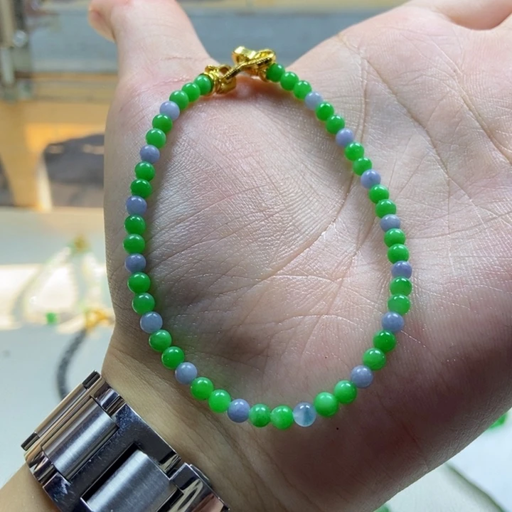 定制翡翠未镶嵌缅甸翡翠A货卡4