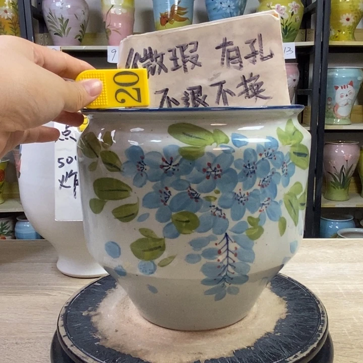 景德镇高温陶瓷花盆