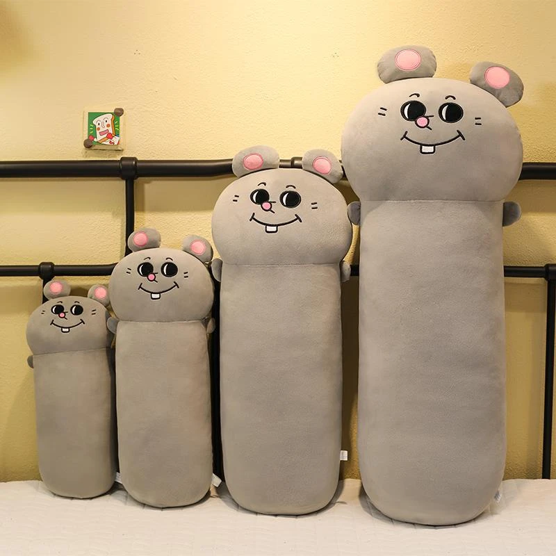 FAVMARTHA长条美叽和大鼠抱枕毛绒玩具床上睡觉夹腿布娃娃安抚玩