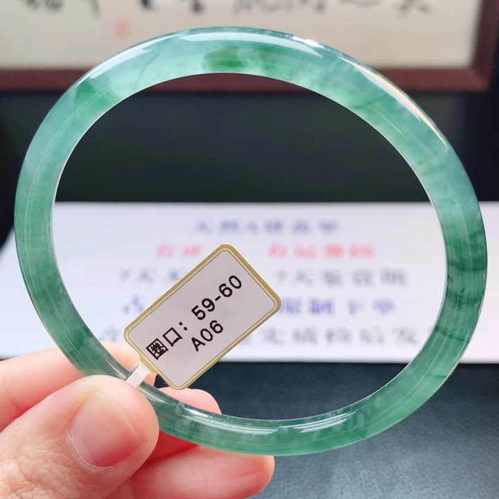 翡翠未镶嵌手镯翡翠手镯57