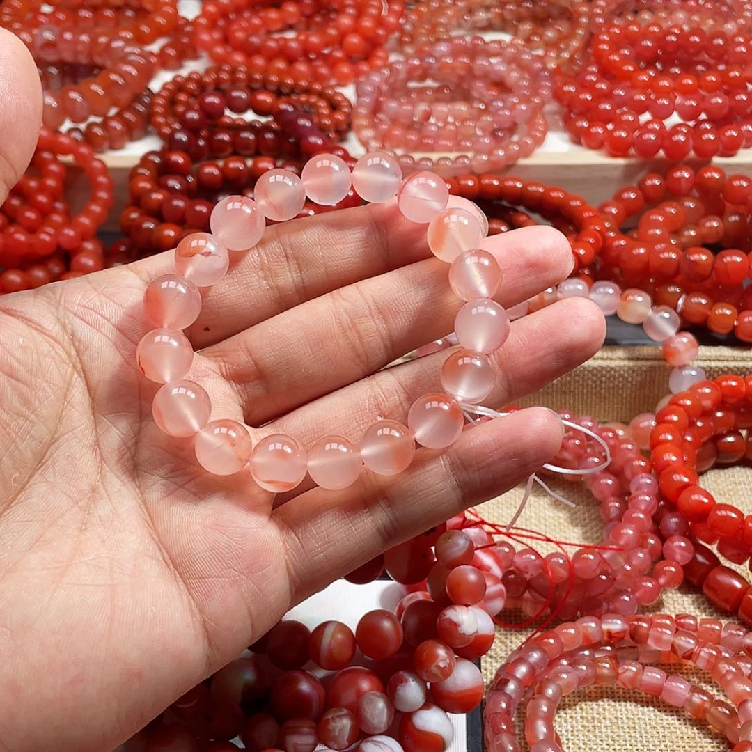 久***漾手链未镶嵌南红玛瑙