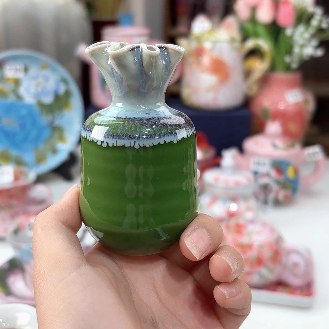 景德镇手绘高温釉下彩陶瓷茶具