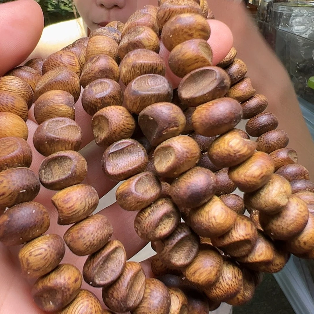 手串沉香海南老白奇金丝黄红油天然虫漏开口笑多样性发一1.0