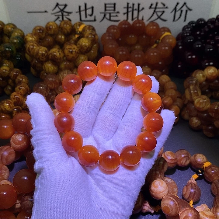 松木（琥珀木）手串/手链1.6 包浆高货