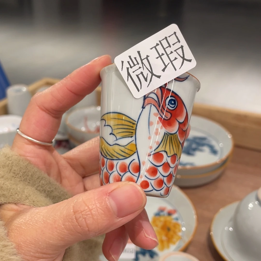 有瑕釉下彩纯手绘