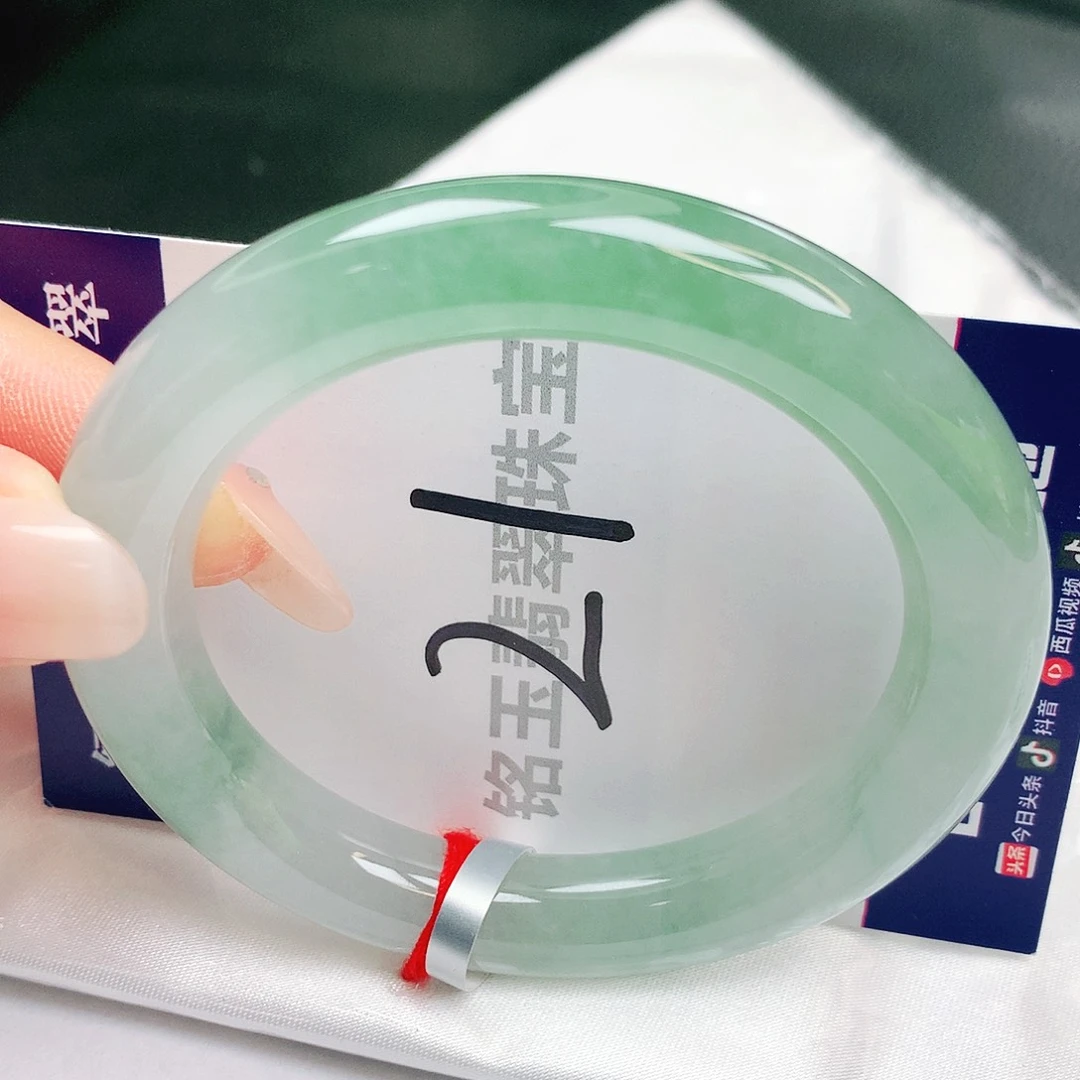 翡翠未镶嵌手镯缅甸天然a货翡翠手镯