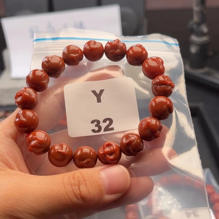 未镶嵌多样性发货默认微瑕12m m南红玛瑙