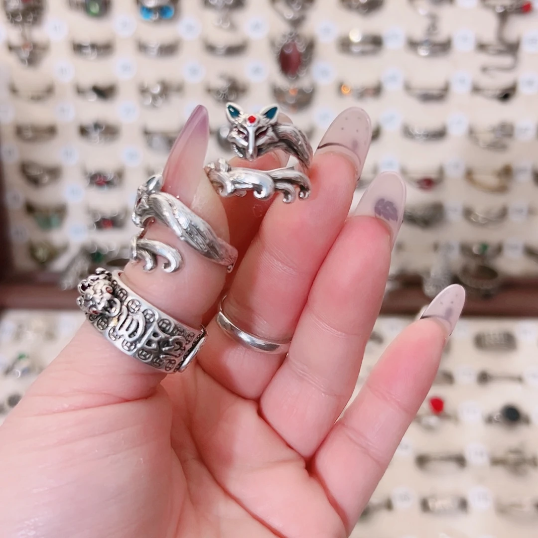 铜合金上开口九尾狐