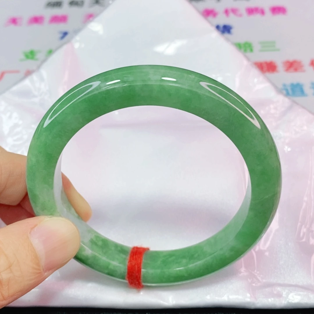 未镶嵌手镯翡翠55.8圈口正圈