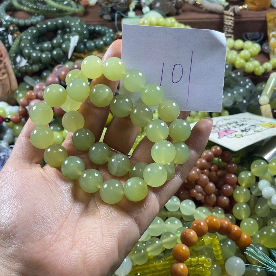 未镶嵌蛇纹石玉手串