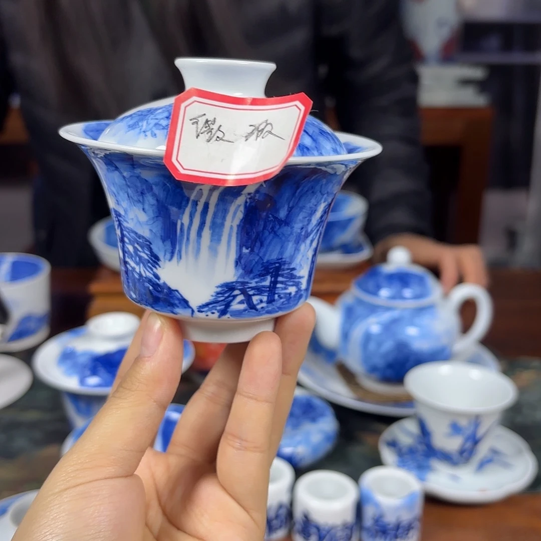 国一王老师手绘山水