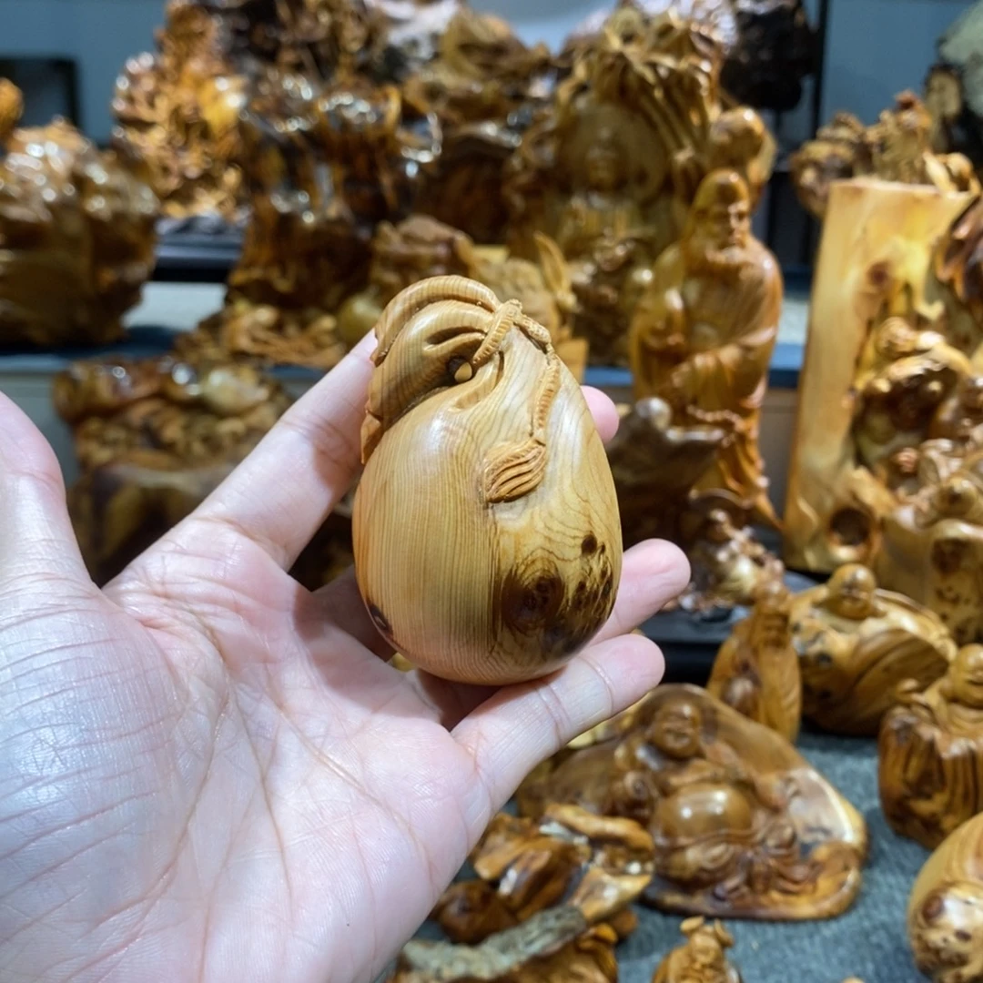 木崖柏工艺品钱袋