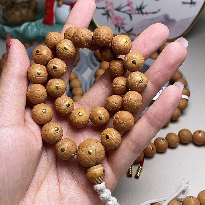 吊坠凤眼菩提12➕铜手持