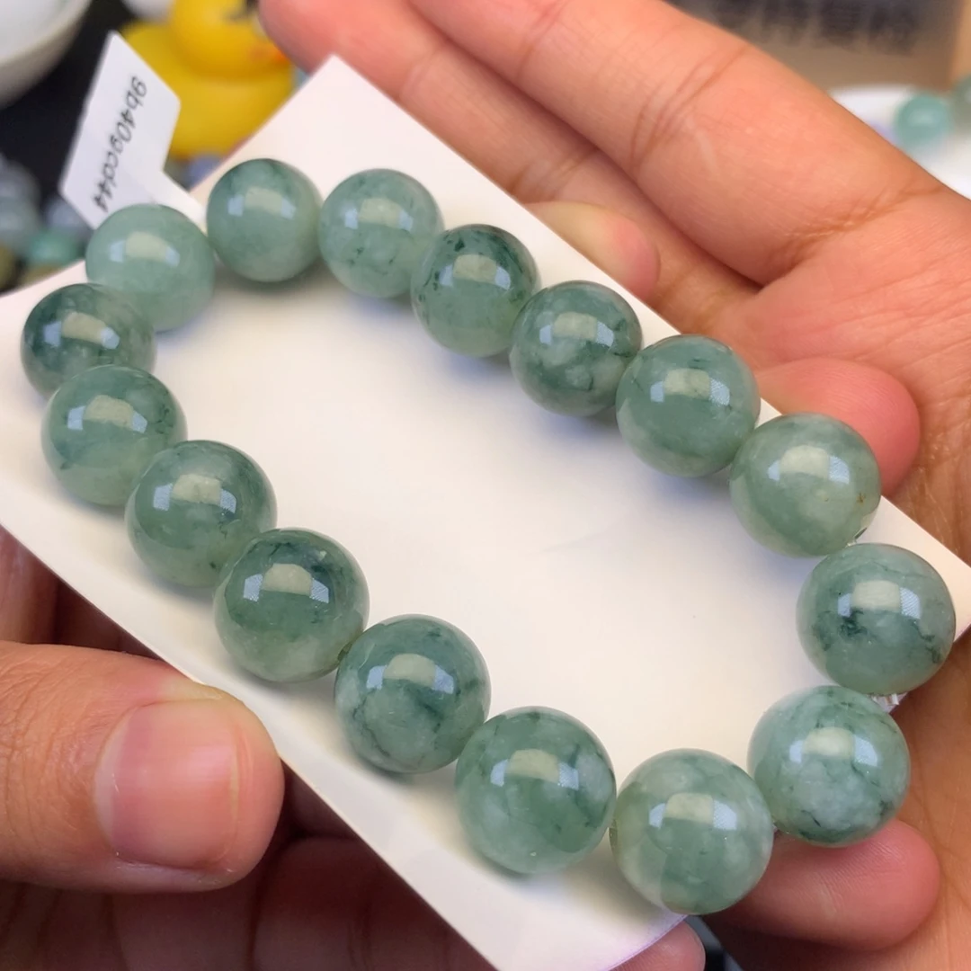 翡翠未镶嵌颈饰天然缅甸翡翠A货卡12.5