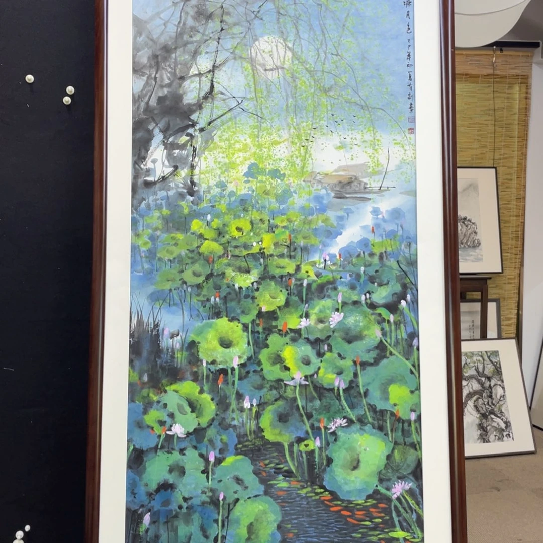 春***明国画手绘国画，精品山水，