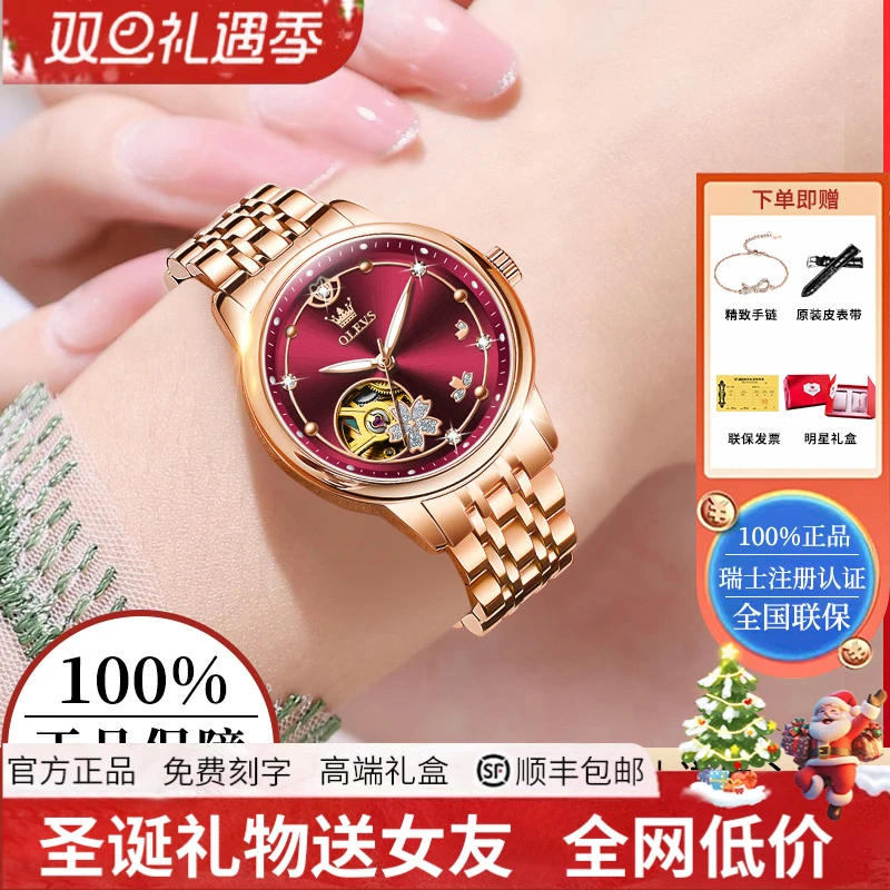 瑞士2025网红新款女士手表机械表女款小众轻奢正品高级感名牌腕表