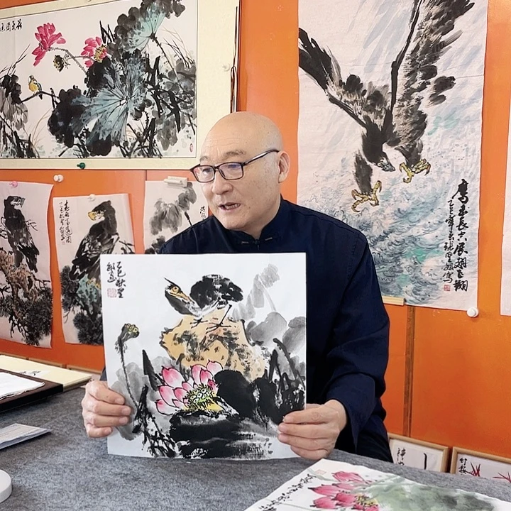 国画张圣敏先生纯手绘作品