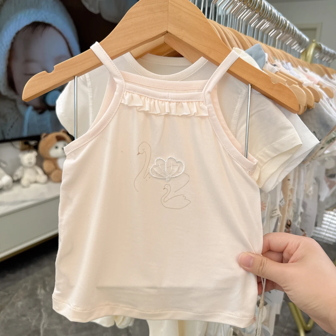 （胖米定制）婴幼儿夏季莫代尔背心