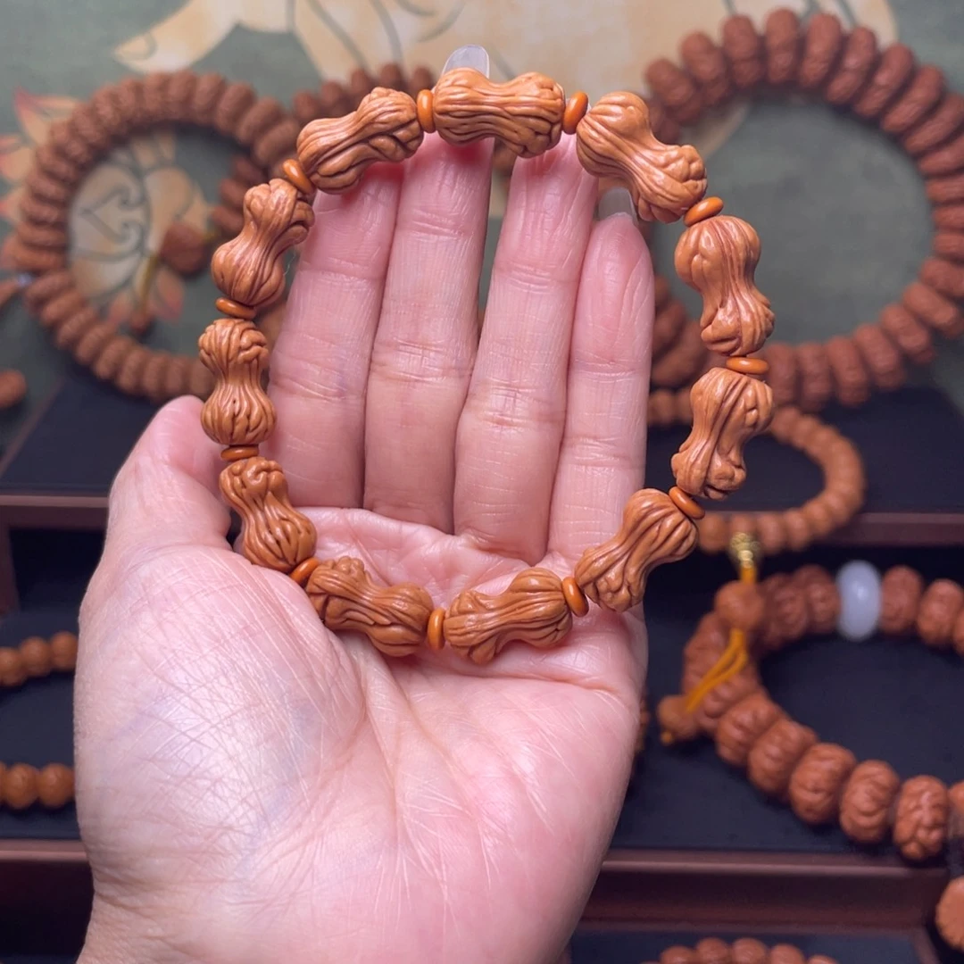 桃核手串11小花生