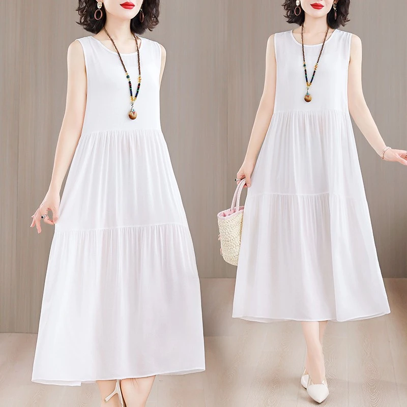 睡衣女款爆款2025新款文艺森系仙女棉绸睡裙女外穿宅家慵懒睡衣夏