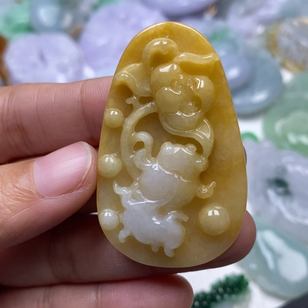 颈饰未镶嵌翡翠翡翠
