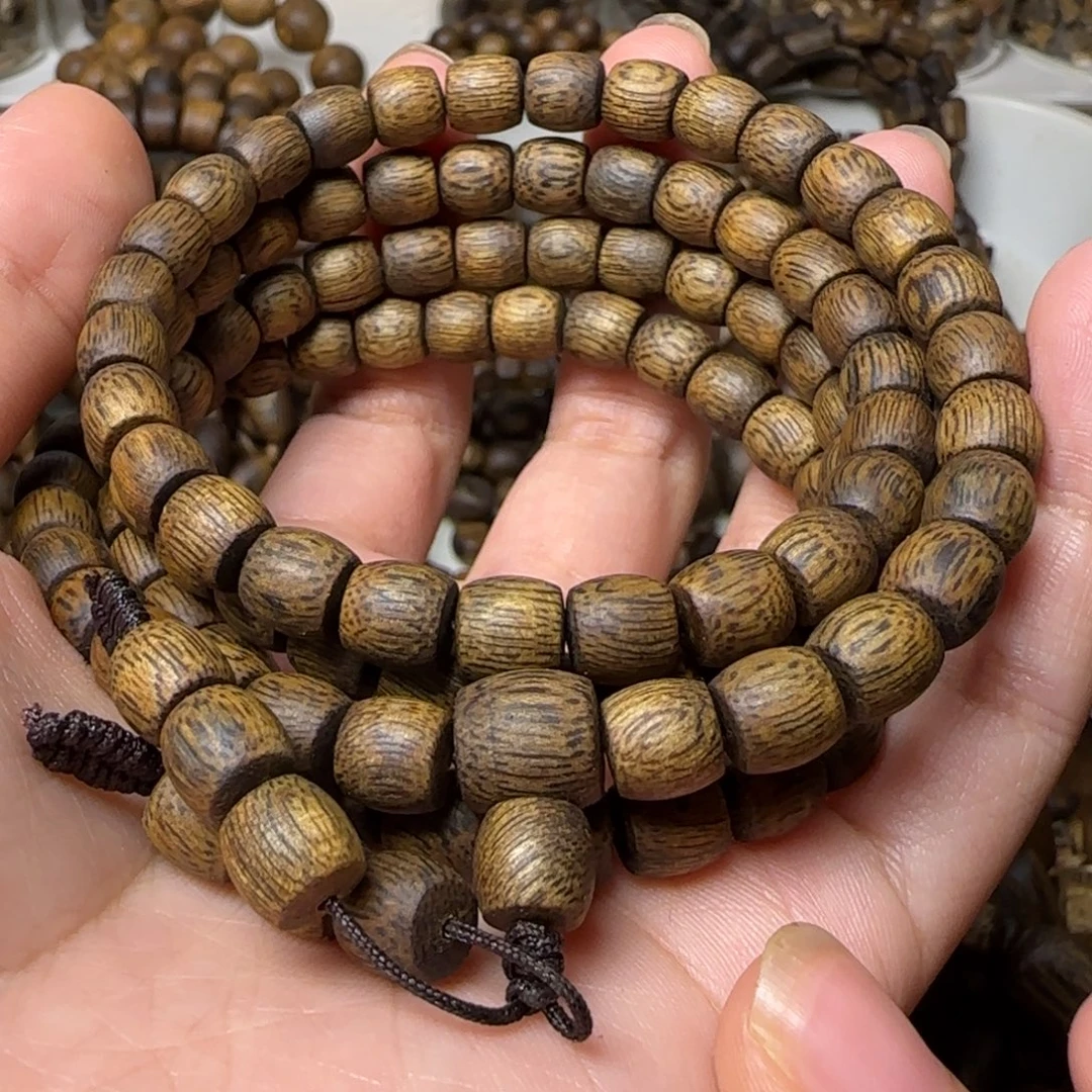 悟***悟沉香手串多圈0.7规格21.5克鼓珠