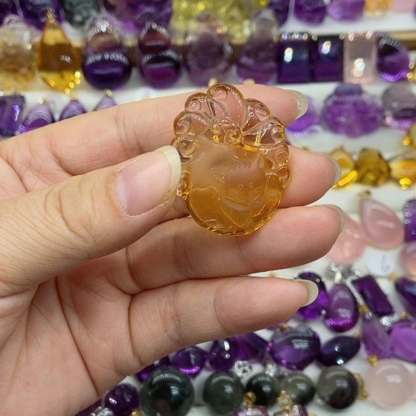 【闪购商品】水晶水晶吊坠未镶嵌