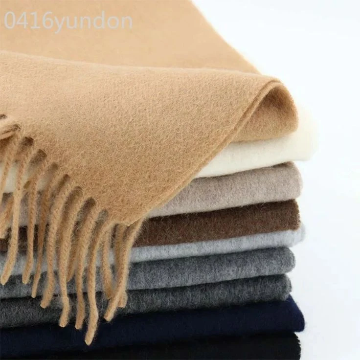 丝边须常规款女百搭不起球纯色保暖围巾针织披肩长款