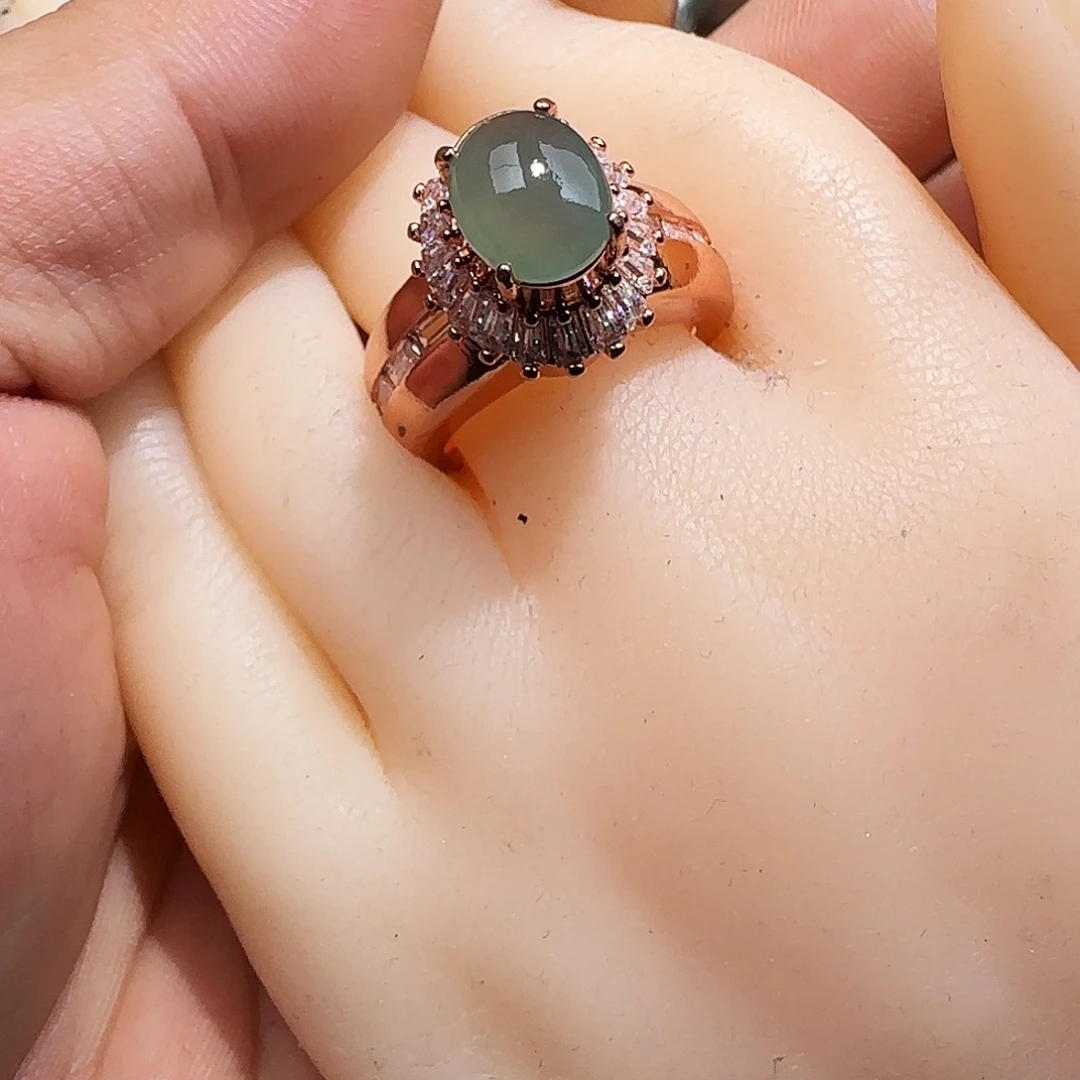 翡翠未镶嵌戒指天然缅甸37