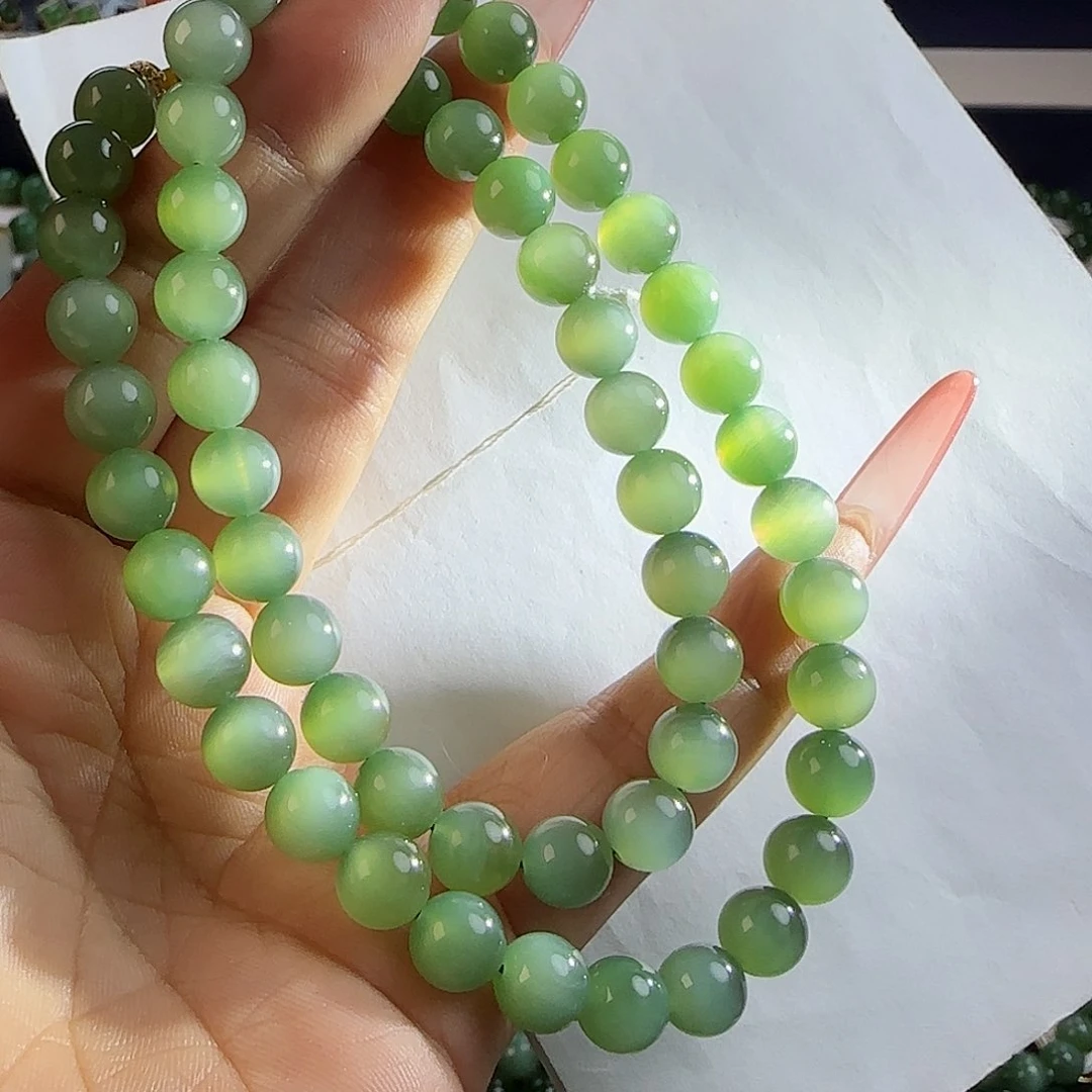 和田玉手串未镶嵌